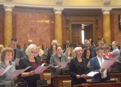 12 October 2012  The judges take the oath of office before the National Assembly Speaker